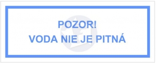 M47 - POZOR! VODA NIE JE PITNÁ