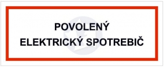 M08 - POVOLENÝ ELEKTRICKÝ SPOTREBIČ