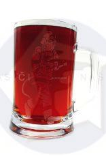Pollitrový pohár na pivo s HASIČOM