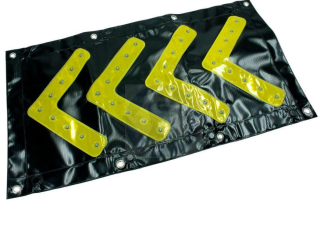 Magnetická svetelná výstražná plachta