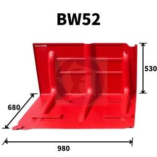 Skladacie protipovodňové zábrany NOAQ BW52, rovný diel / 50 cm