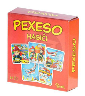 Pexeso HASIČI 64 ks v krabičke