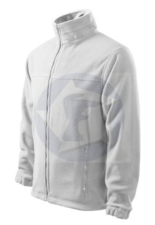 Mikina flisová pánska / biela