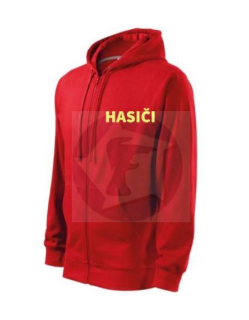 Pánska mikina TRENDY ZIPPER - červená
