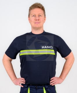 HIVIS pánske tričko Hasiči Navy