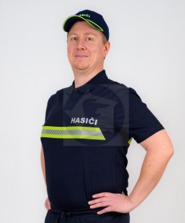 HIVIS polokošeľa Hasiči Navy