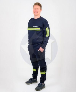 HIVIS pánske športové tepláky Hasiči Navy