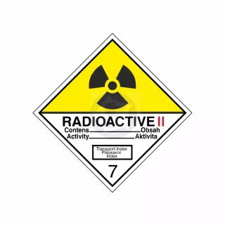 ADR č. 7B – Rádioaktívna látka v kusoch kategórie II