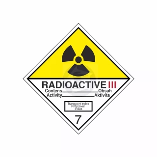 ADR č. 7C – Rádioaktívna látka v kusoch kategórie III