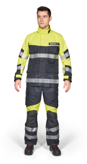 Ľahký zásahový oblek Rosenbuer GAROS G 10TR  - BLUE/yellow