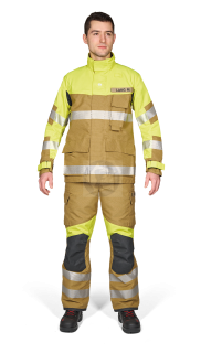 Ľahký zásahový oblek Rosenbuer GAROS G 10TR  - GOLD/yellow