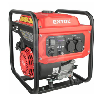Elektrocentrála invertorová rámová 1F, 3,5kW, 7HP, ručný štart, EXTOL PREMIUM