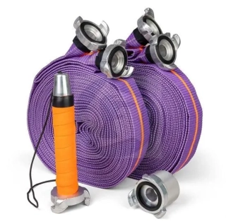 Súprava na 100 m prekážok LASER so spojkami Rott Light (20,5m) Violet
