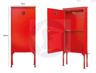 Hydrantová skriňa k podzemnému hydrantu na nohách