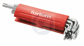 Kľúče TORX, 9-dielna sada, FORTUM