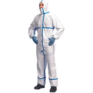 Jednorázová kombinéza CHEMSAFE 400 OVERAL biela
